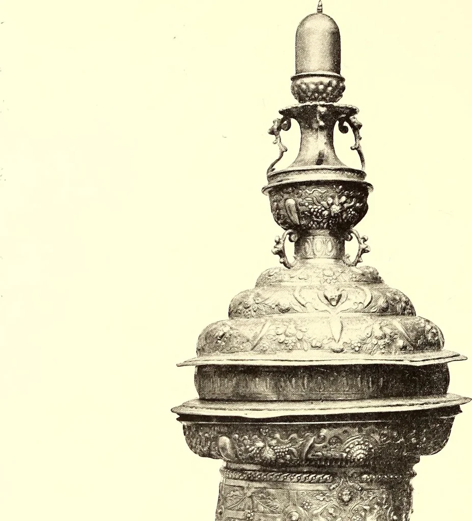 An illustration from Old London silver, its history, its makers and its marks, 1903, leaf 113