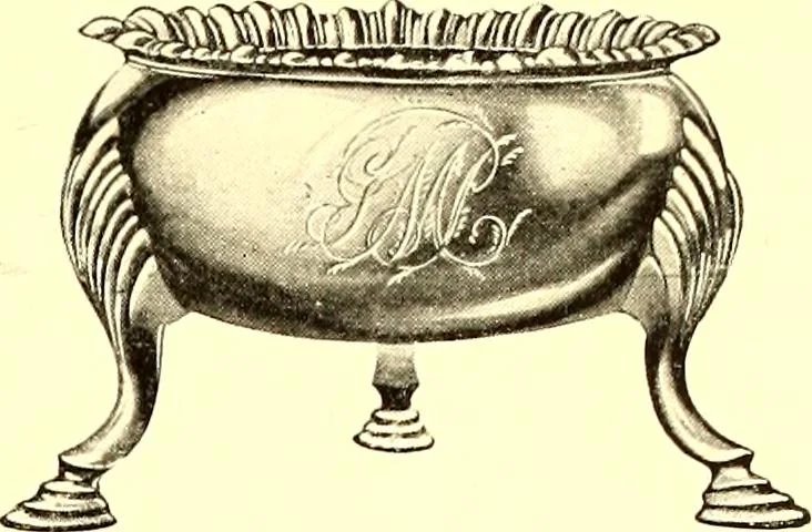An illustration from Old London silver, its history, its makers and its marks, 1903, leaf 118