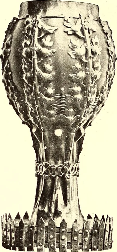 An illustration from Old London silver, its history, its makers and its marks, 1903, leaf 129