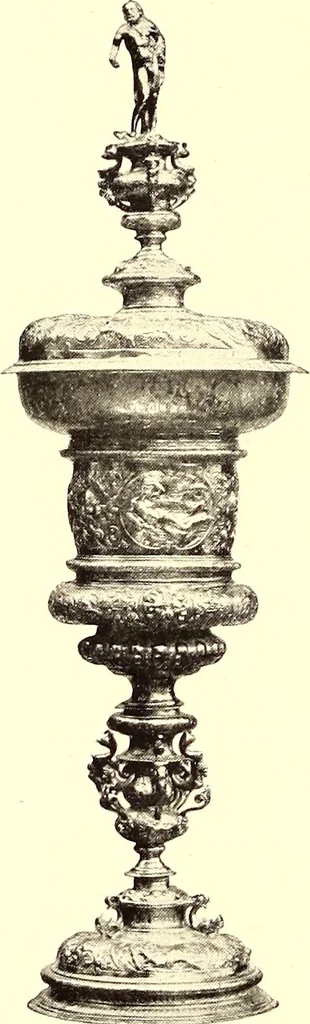 An illustration from Old London silver, its history, its makers and its marks, 1903, leaf 135