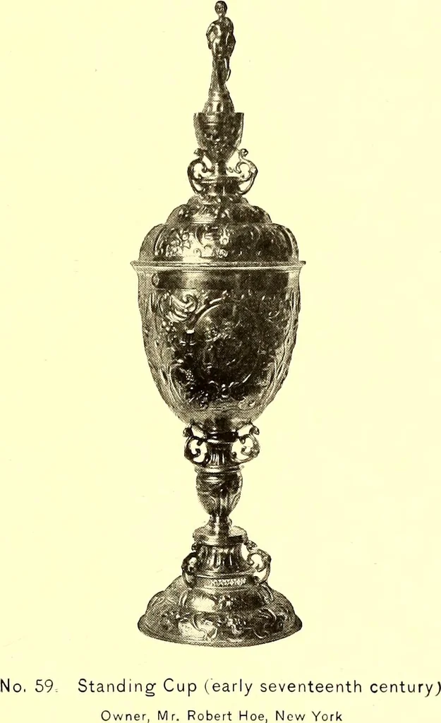 An illustration from Old London silver, its history, its makers and its marks, 1903, leaf 136