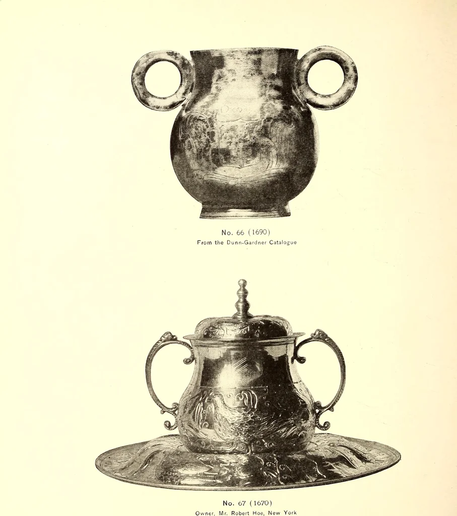 An illustration from Old London silver, its history, its makers and its marks, 1903, leaf 143