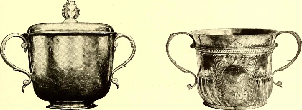 An illustration from Old London silver, its history, its makers and its marks, 1903, leaf 144