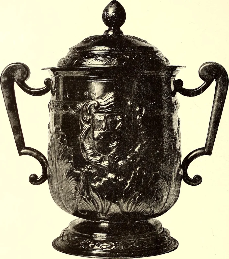 An illustration from Old London silver, its history, its makers and its marks, 1903, leaf 147