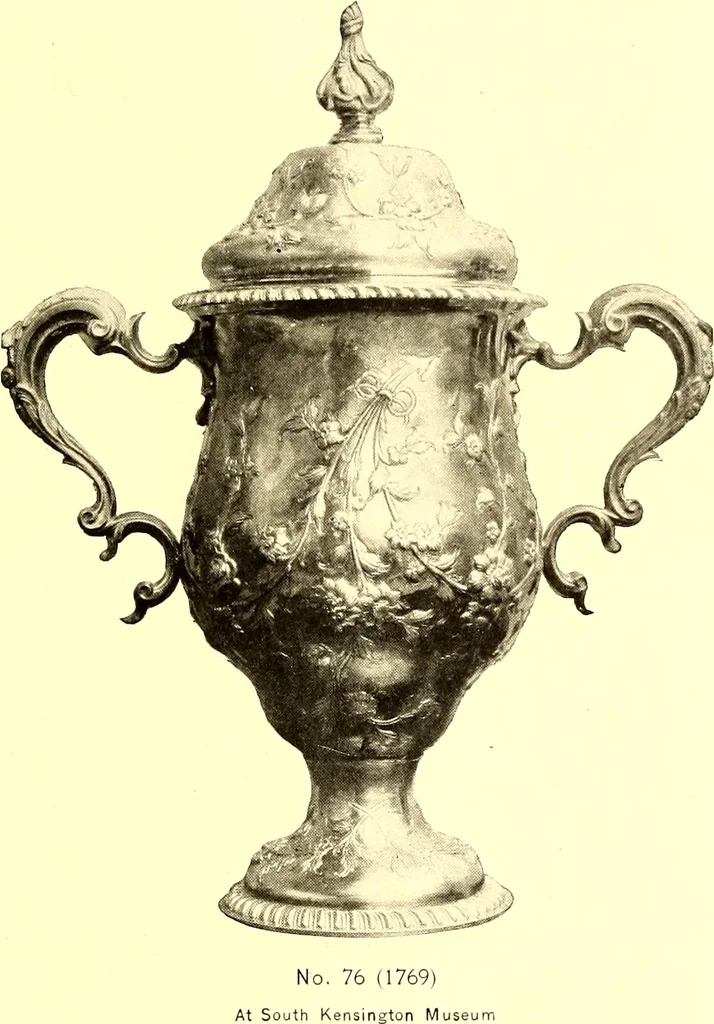 An illustration from Old London silver, its history, its makers and its marks, 1903, leaf 154