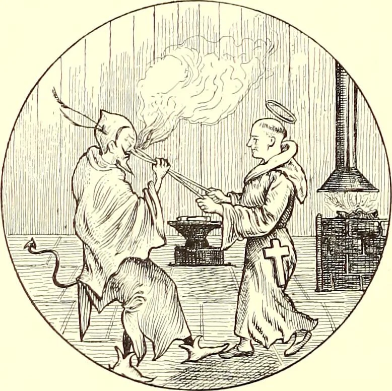 An illustration from Old London silver, its history, its makers and its marks, 1903, leaf 19