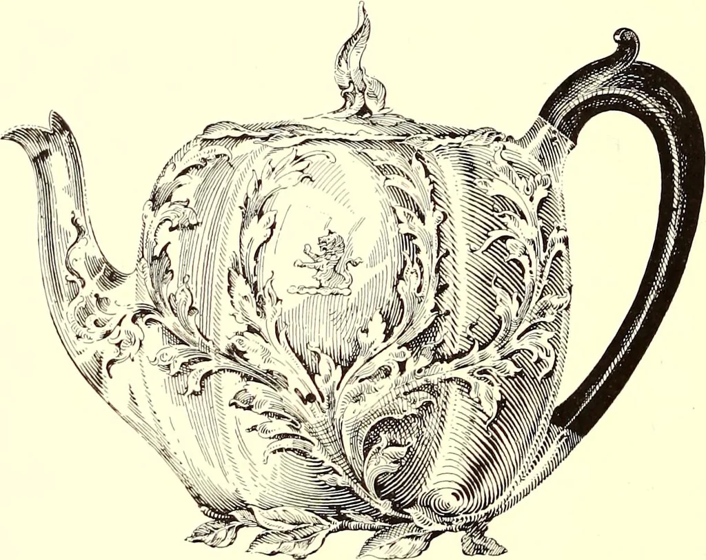 An illustration from Old London silver, its history, its makers and its marks, 1903, leaf 215