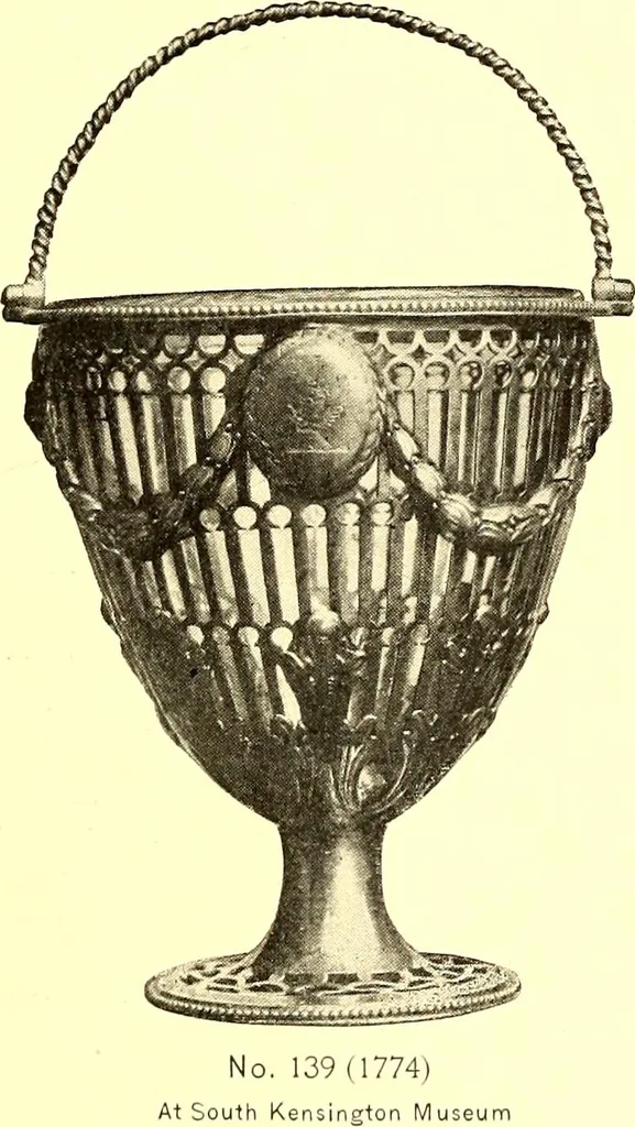 An illustration from Old London silver, its history, its makers and its marks, 1903, leaf 218