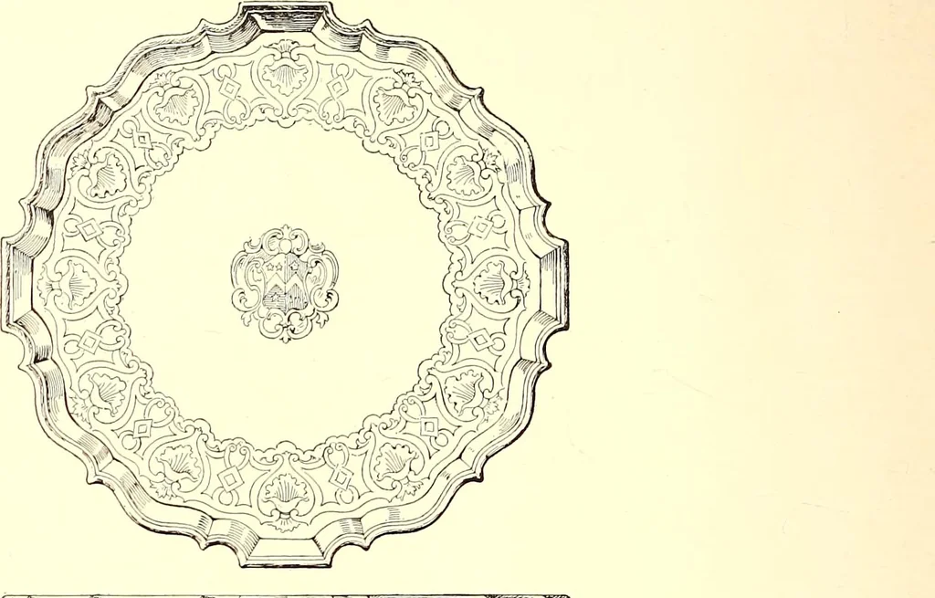 An illustration from Old London silver, its history, its makers and its marks, 1903, leaf 221