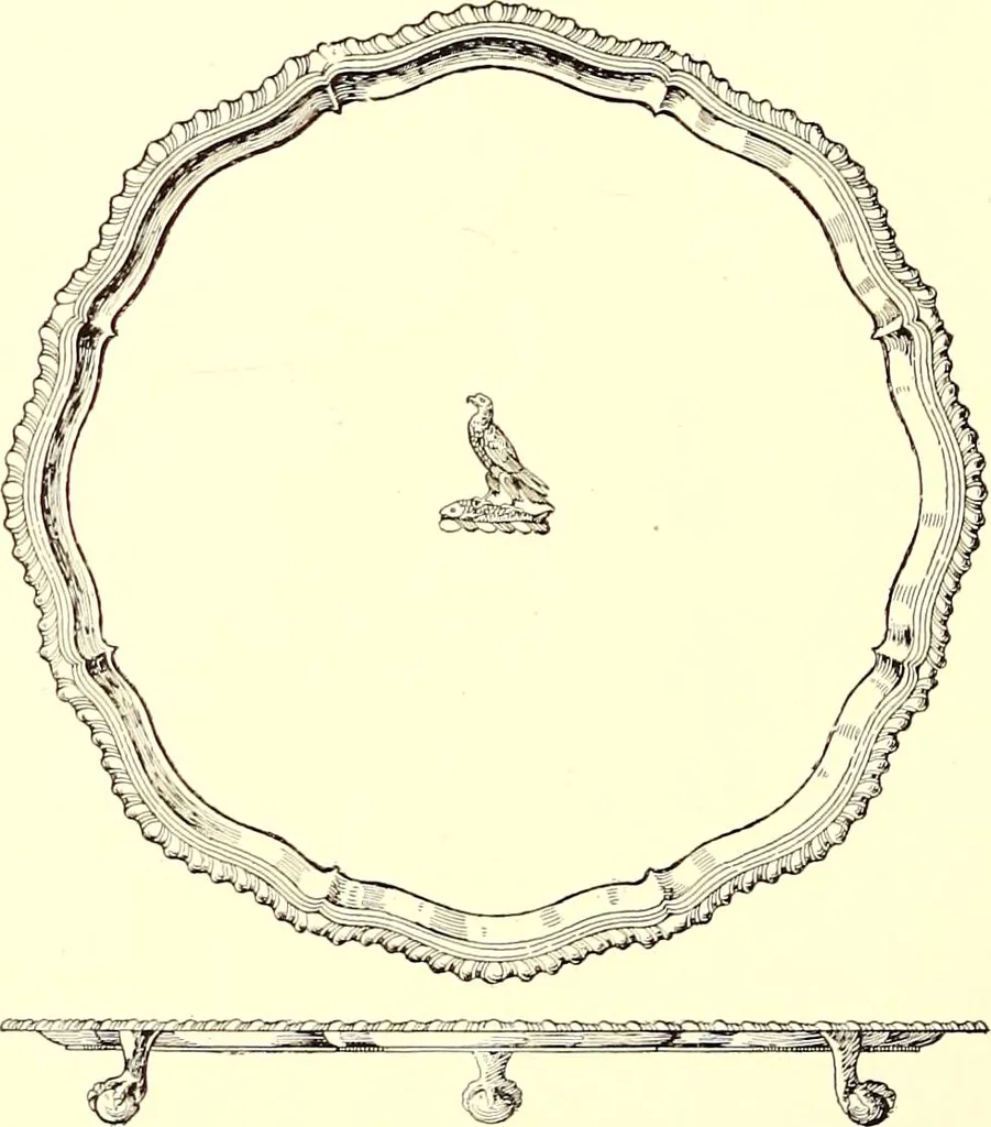 An illustration from Old London silver, its history, its makers and its marks, 1903, leaf 221