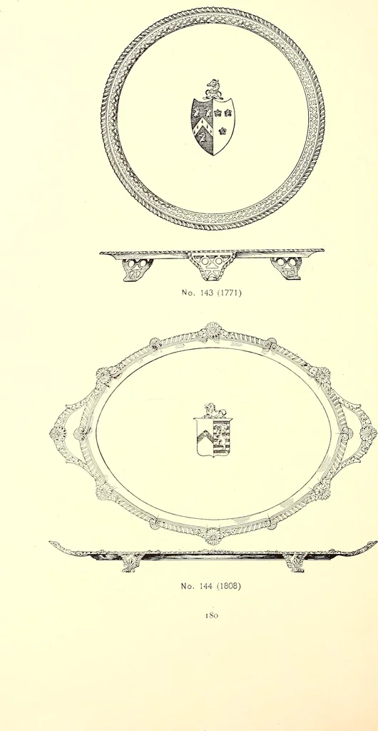 An illustration from Old London silver, its history, its makers and its marks, 1903, leaf 223