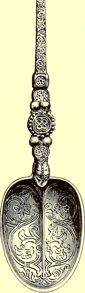 An illustration from Old London silver, its history, its makers and its marks, 1903, leaf 82