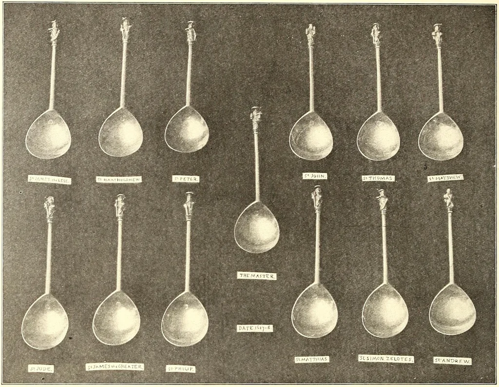 An illustration from Old London silver, its history, its makers and its marks, 1903, leaf 83