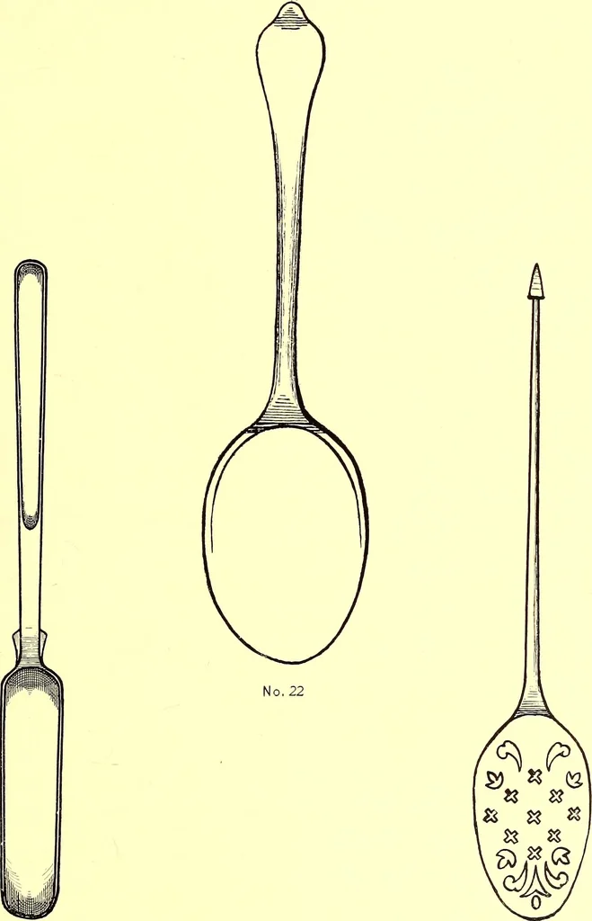 An illustration from Old London silver, its history, its makers and its marks, 1903, leaf 90