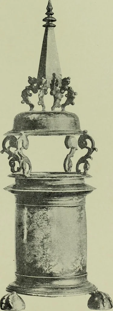 An illustration from Old London silver, its history, its makers and its marks, 1903, leaf 114