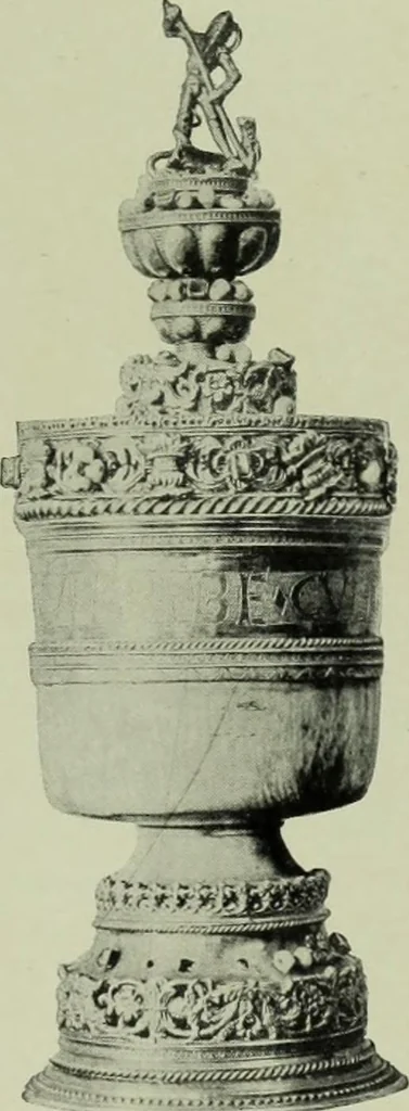 An illustration from Old London silver, its history, its makers and its marks, 1903, leaf 130