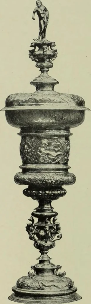 An illustration from Old London silver, its history, its makers and its marks, 1903, leaf 133