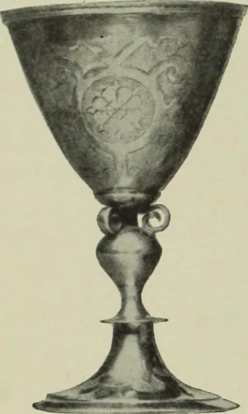 An illustration from Old London silver, its history, its makers and its marks, 1903, leaf 135