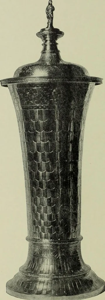 An illustration from Old London silver, its history, its makers and its marks, 1903, leaf 137