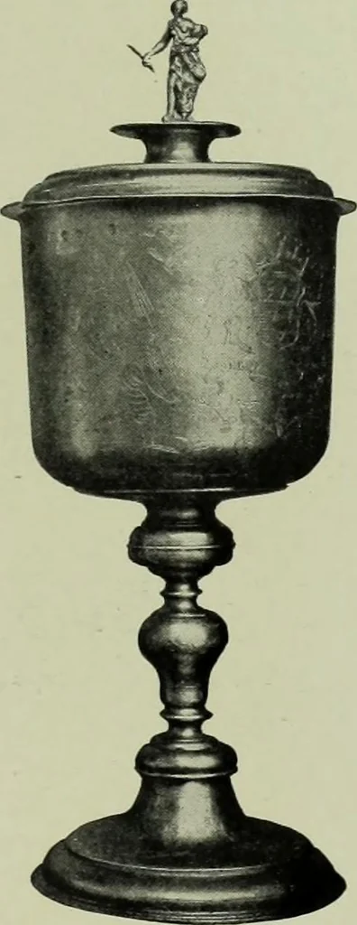 An illustration from Old London silver, its history, its makers and its marks, 1903, leaf 138