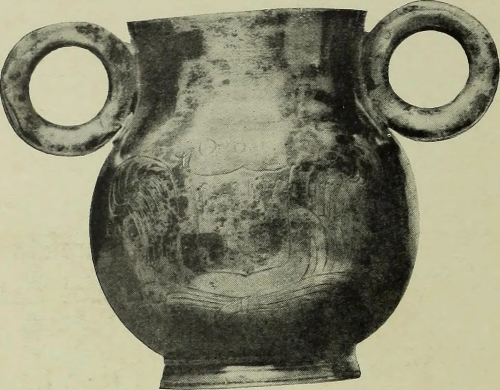An illustration from Old London silver, its history, its makers and its marks, 1903, leaf 141