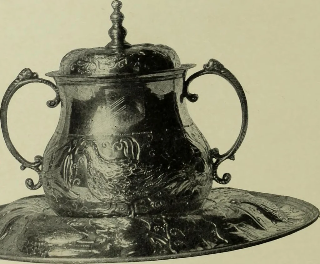 An illustration from Old London silver, its history, its makers and its marks, 1903, leaf 141