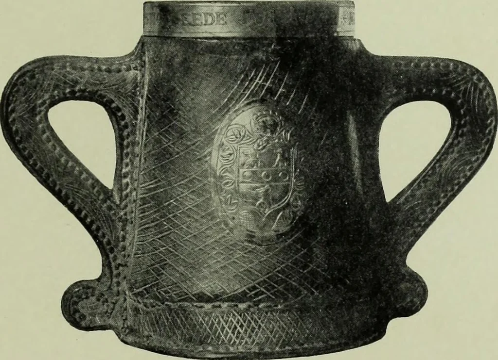 An illustration from Old London silver, its history, its makers and its marks, 1903, leaf 144