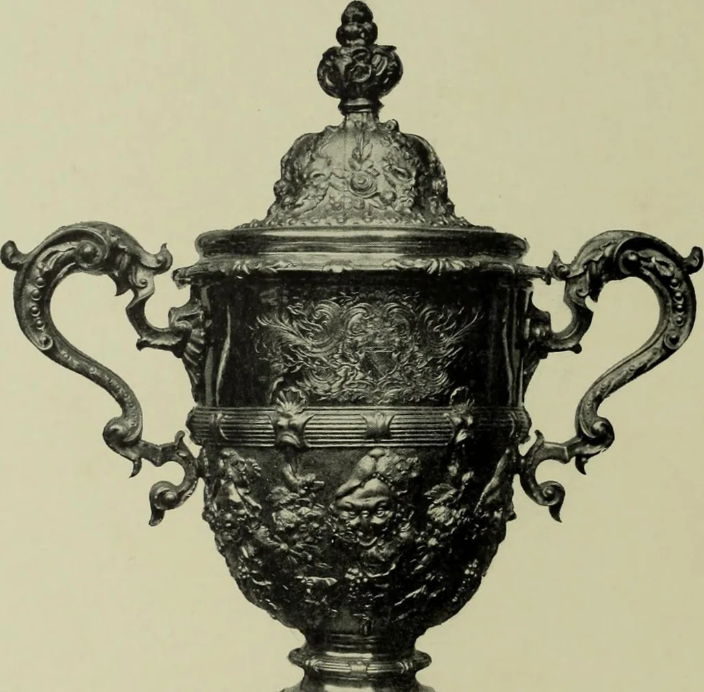 An illustration from Old London silver, its history, its makers and its marks, 1903, leaf 147