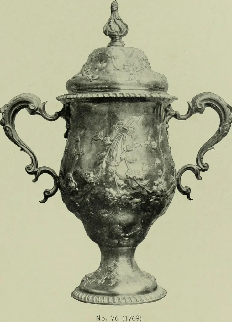An illustration from Old London silver, its history, its makers and its marks, 1903, leaf 152