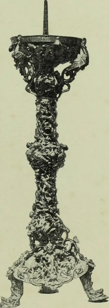 An illustration from Old London silver, its history, its makers and its marks, 1903, leaf 184