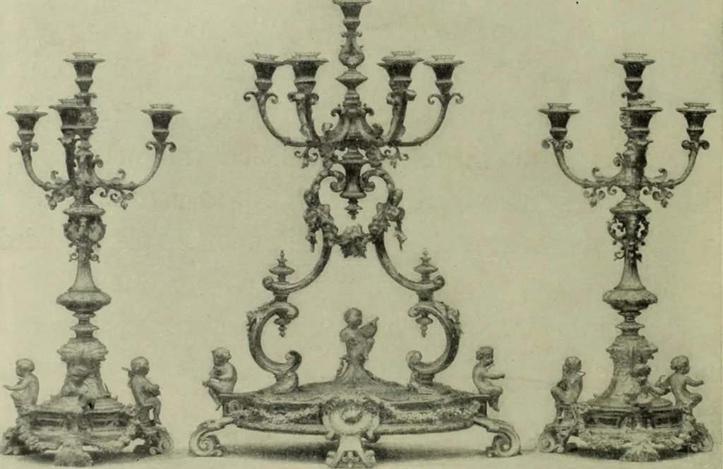 An illustration from Old London silver, its history, its makers and its marks, 1903, leaf 195