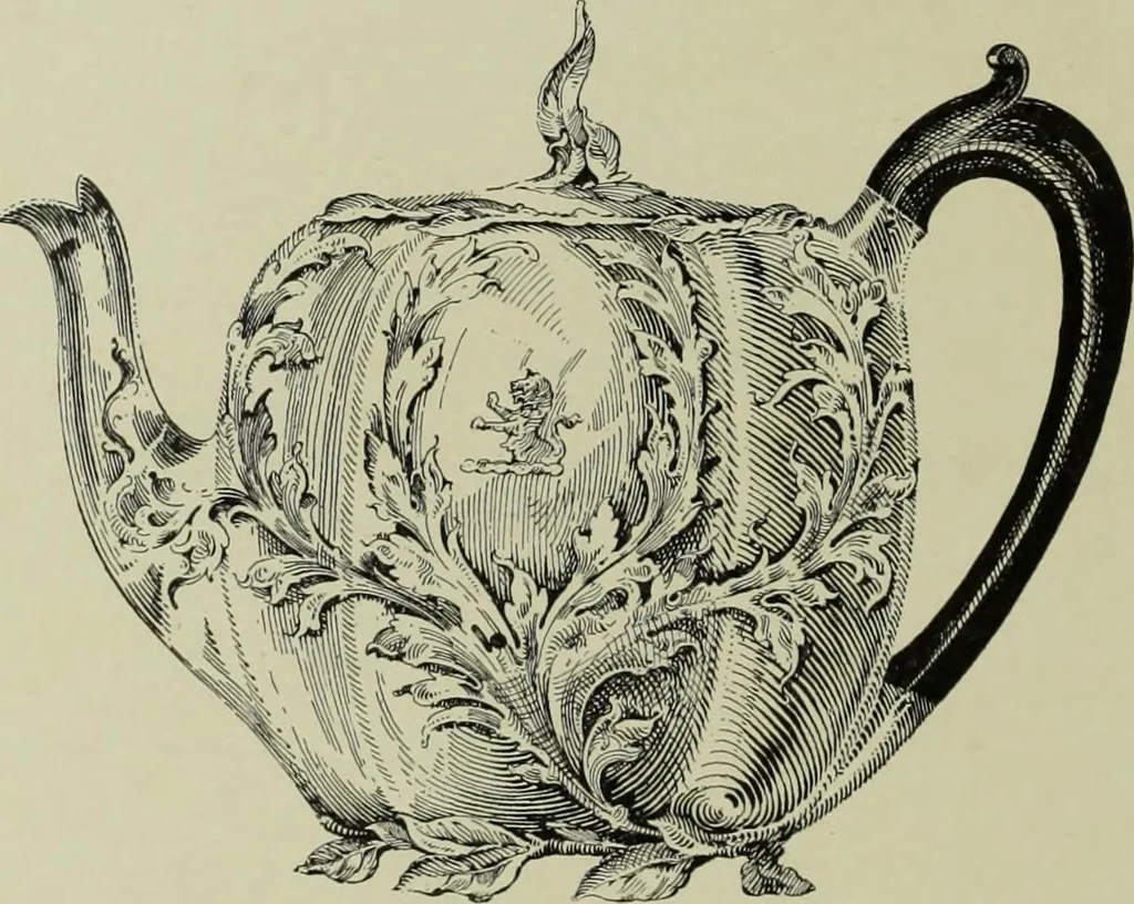 An illustration from Old London silver, its history, its makers and its marks, 1903, leaf 213