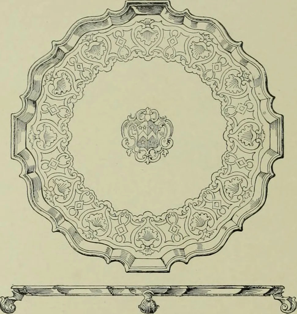 An illustration from Old London silver, its history, its makers and its marks, 1903, leaf 219