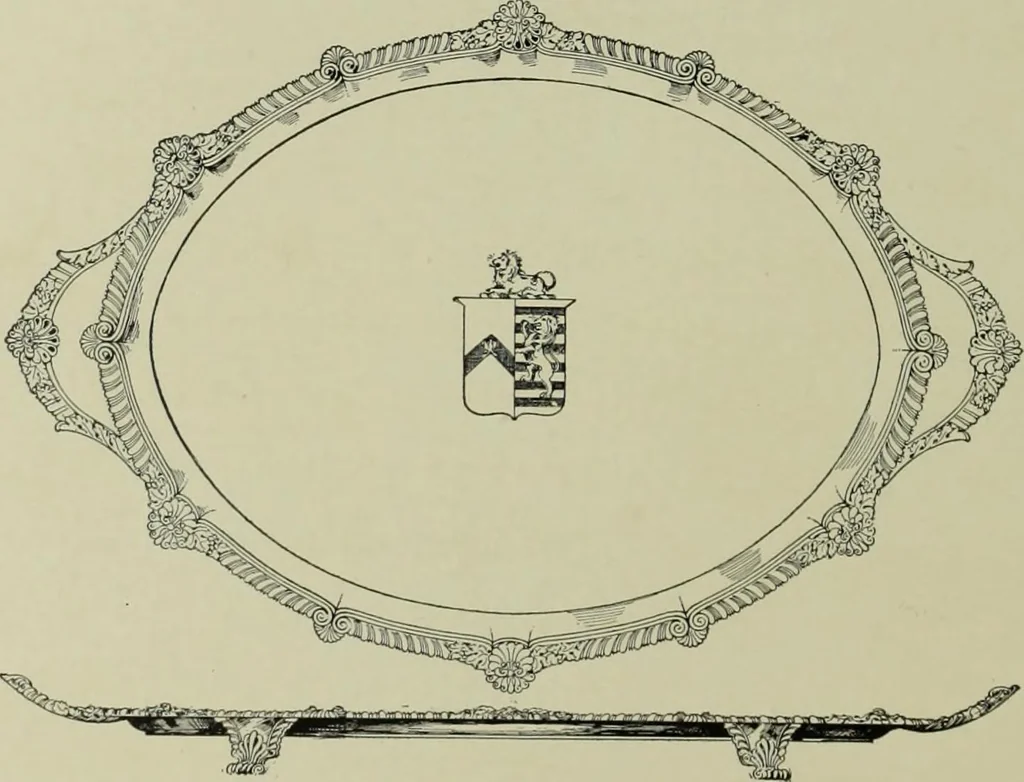 An illustration from Old London silver, its history, its makers and its marks, 1903, leaf 221