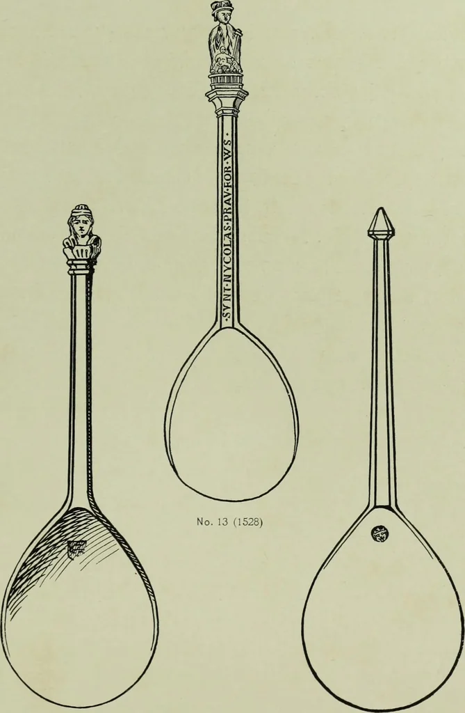 An illustration from Old London silver, its history, its makers and its marks, 1903, leaf 82