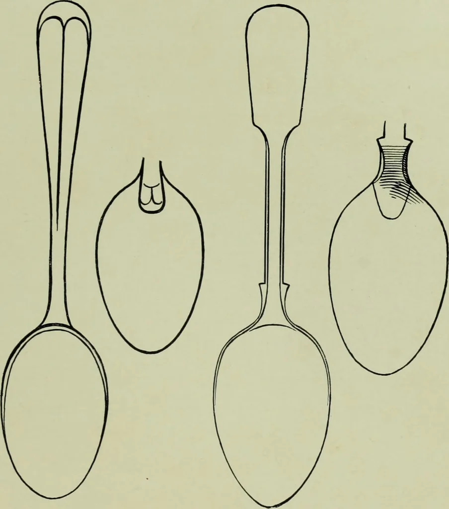 An illustration from Old London silver, its history, its makers and its marks, 1903, leaf 90