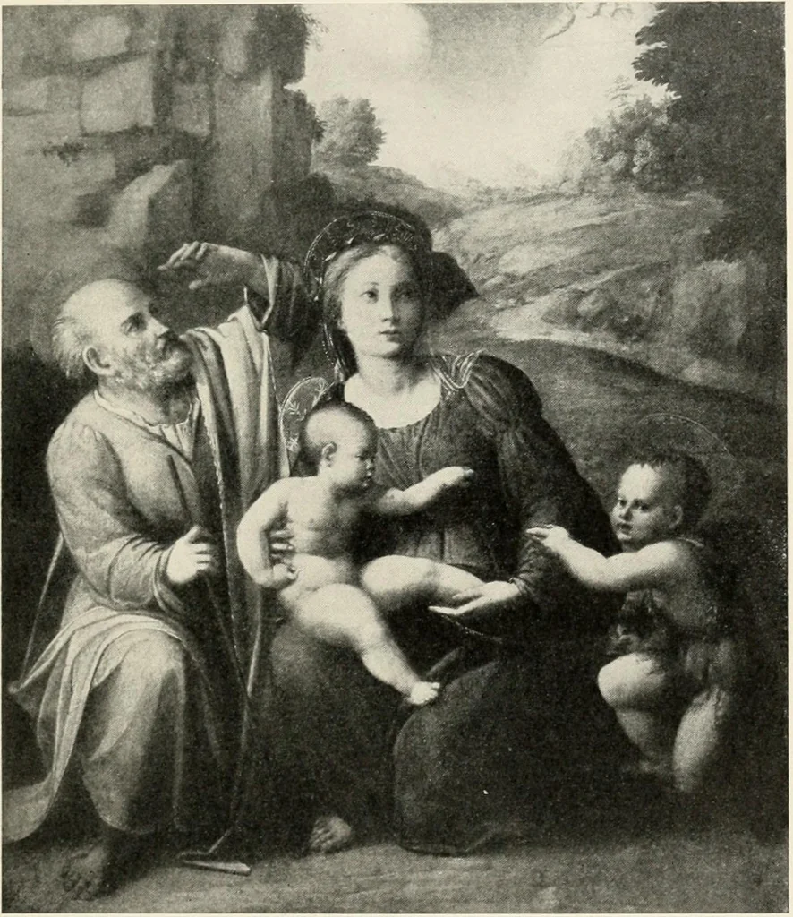 An illustration from The old masters and their pictures, for the use of schools and learners in art;, 1905, leaf 106