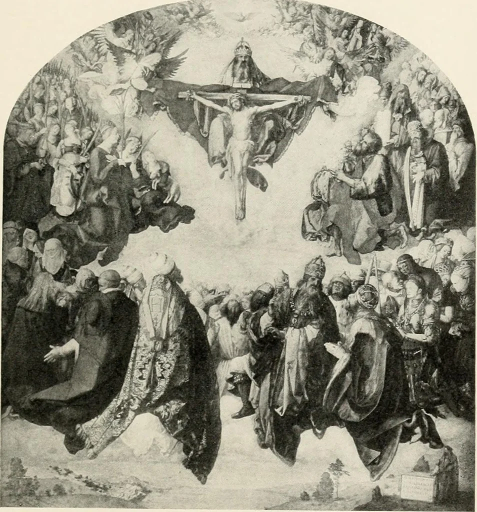 An illustration from The old masters and their pictures, for the use of schools and learners in art;, 1905, leaf 212