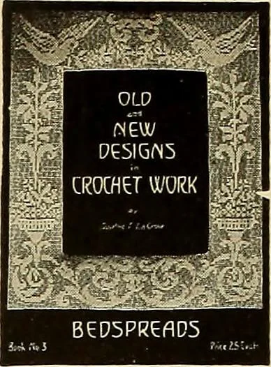 An illustration from Old and new designs in crochet work : yokes & collars, 1900, leaf 5