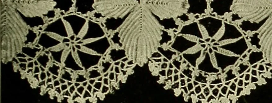 An illustration from Old and new designs in crochet work, 1900, leaf 18
