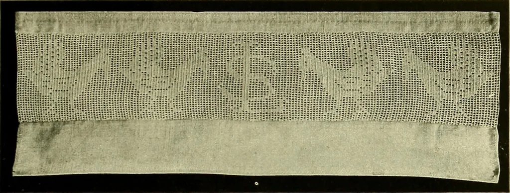 An illustration from Old and new designs in crochet work, 1900, leaf 20