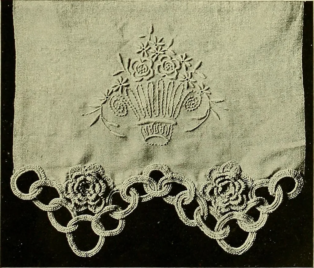 An illustration from Old and new designs in crochet work, 1900, leaf 20