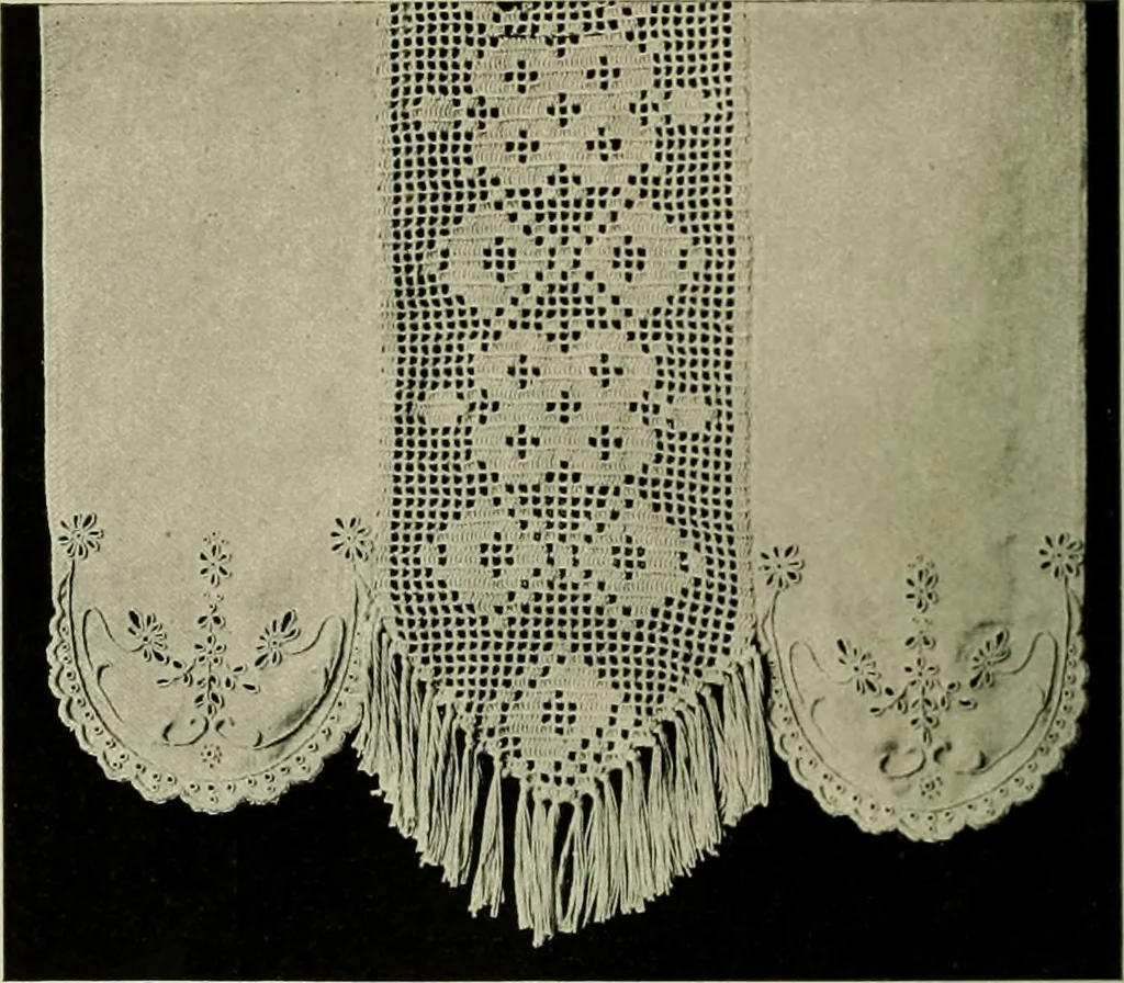An illustration from Old and new designs in crochet work, 1900, leaf 21