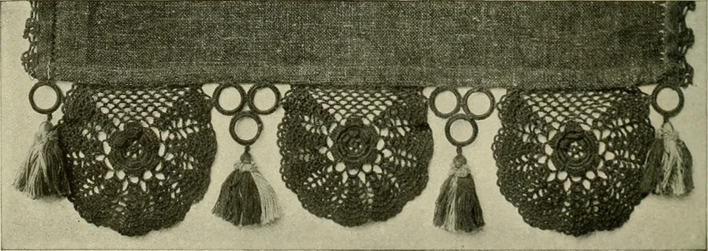 An illustration from Old and new designs in crochet work, 1900, leaf 21