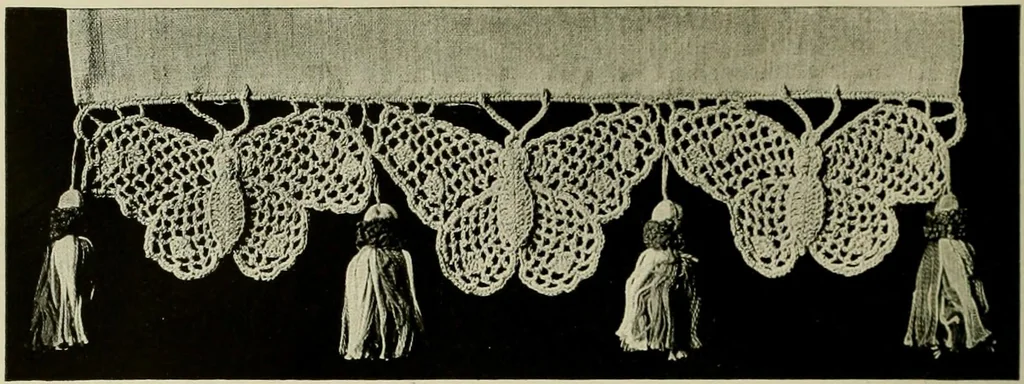 An illustration from Old and new designs in crochet work, 1900, leaf 23