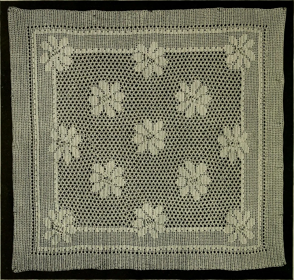 An illustration from Old and new designs in crochet work, 1900, leaf 25
