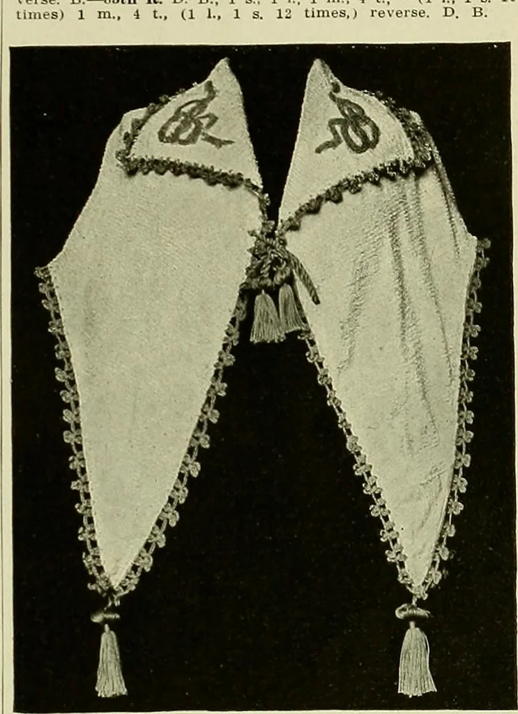 An illustration from Old and new designs in crochet work, 1900, leaf 26