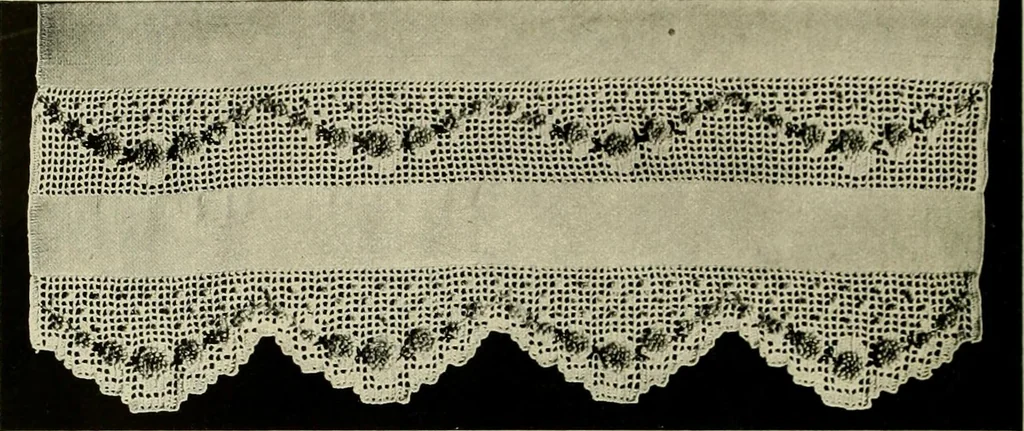 An illustration from Old and new designs in crochet work, 1900, leaf 29