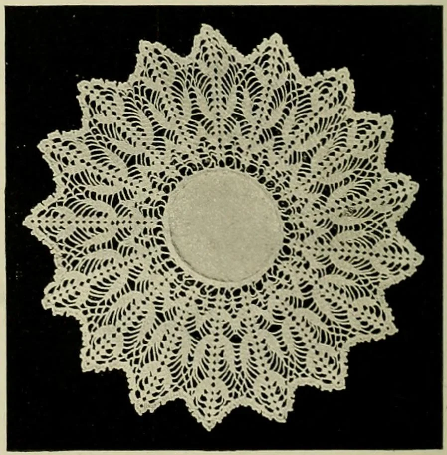 An illustration from Old and new designs in crochet work, 1900, leaf 29