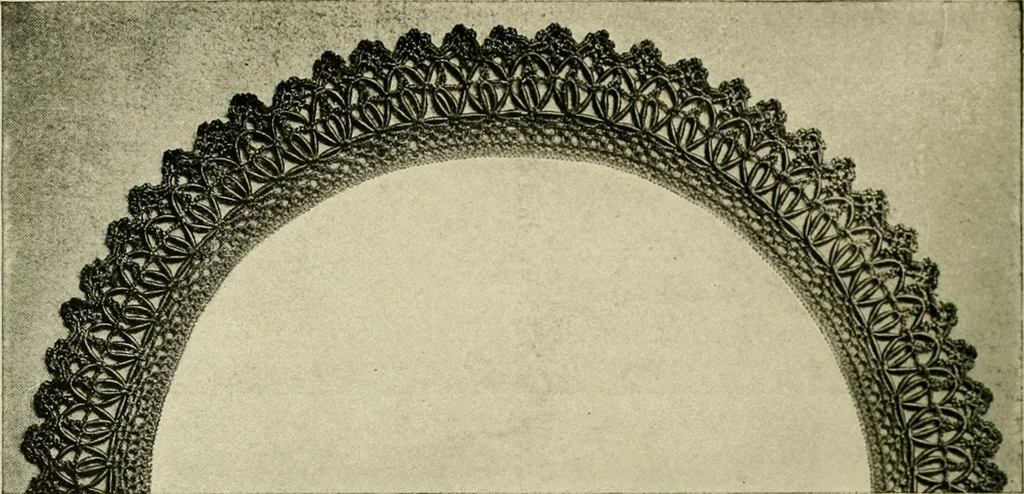 An illustration from Old and new designs in crochet work, 1900, leaf 35